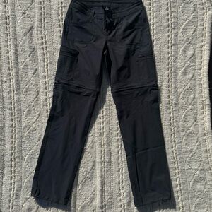 Kuhl Women’s Horizon Convertible Hiking Pants, Dark Charcoal Grey, Size 4